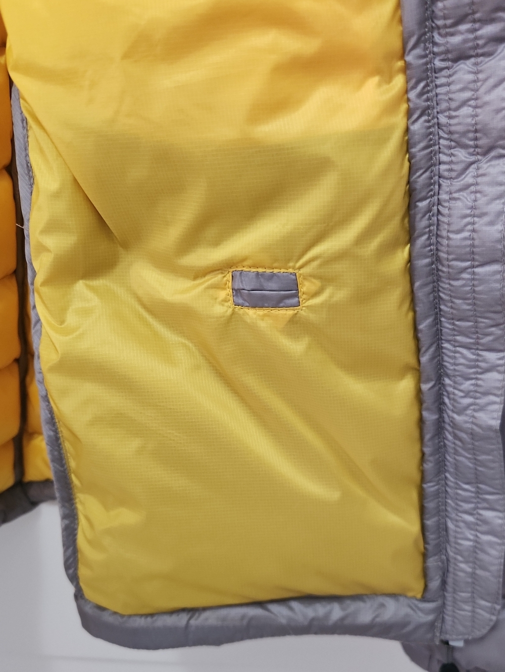 L.L. Bean Women's Grey Down Jacket Coat With Hood Size Large - Picture 10 of 13